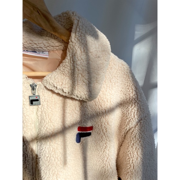 Fila Diana Zip-Front Teddy Jacket - Picture 7 of 13